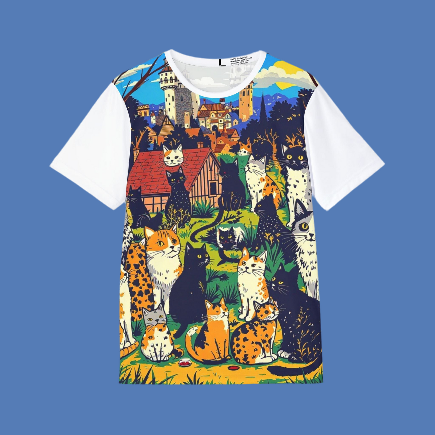 Sports Jersey Cat City Impressionism Style