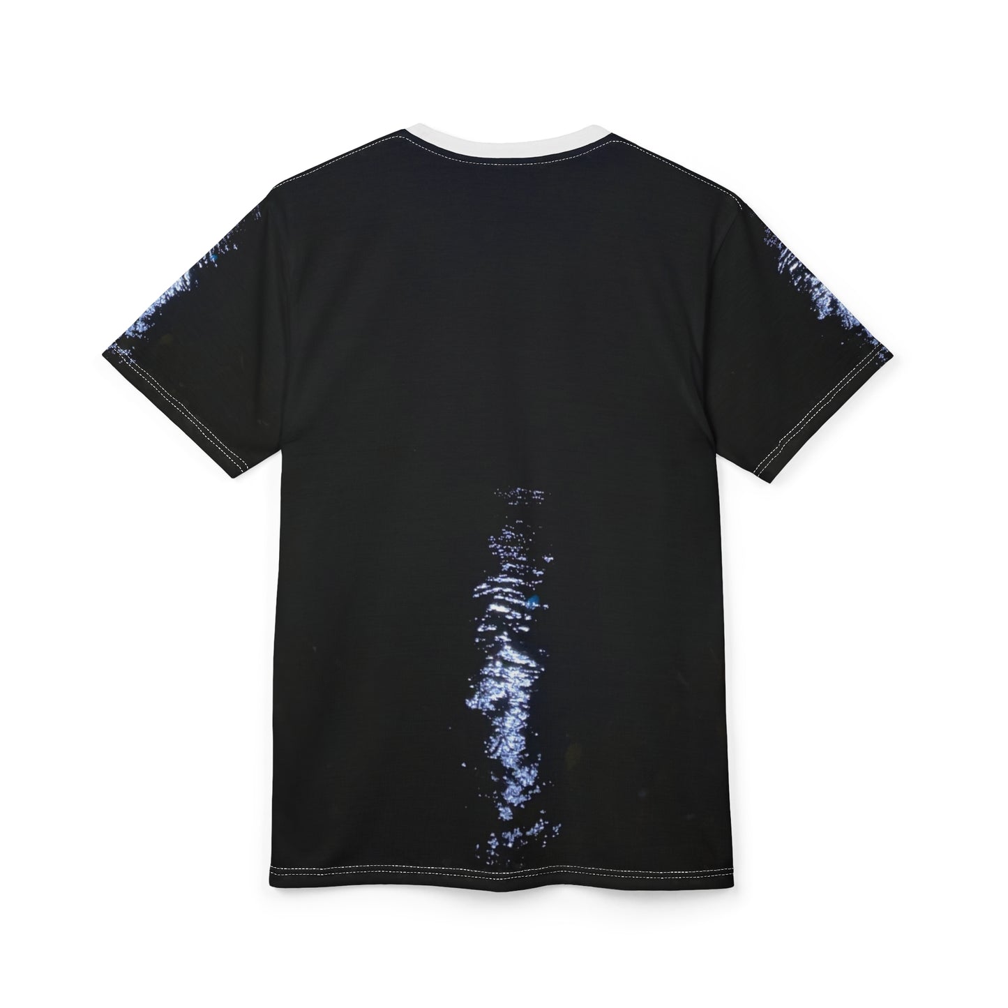 T-Shirt Full Moon Over Fjord Unique Photo Print