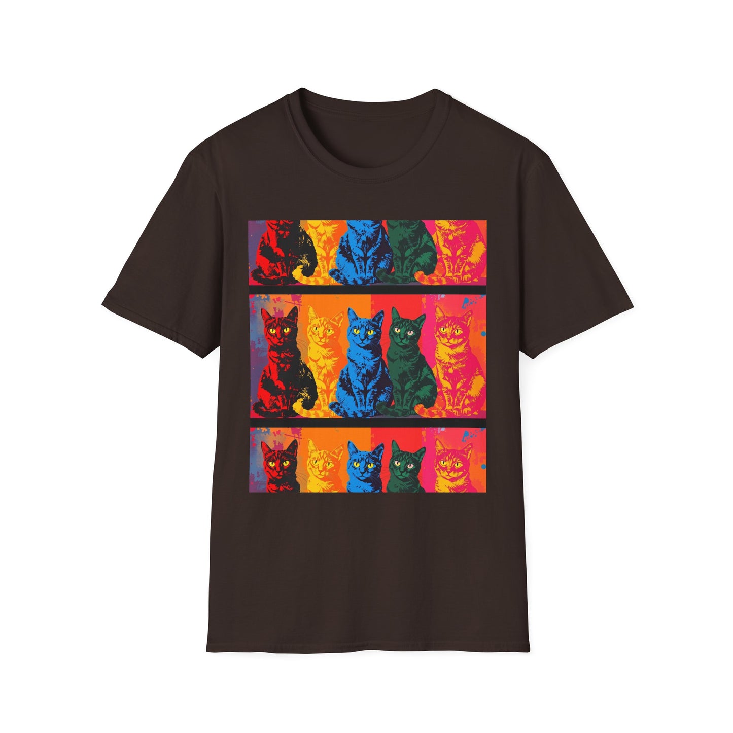 Cat Lover T-Shirt with Andy Warhol Design