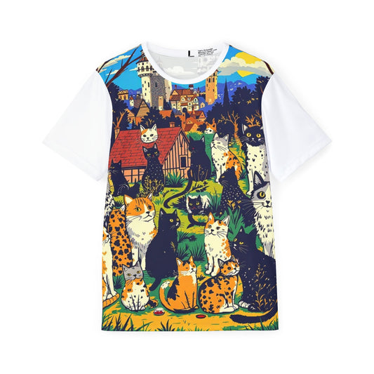 Sports Jersey Cat City Impressionism Style