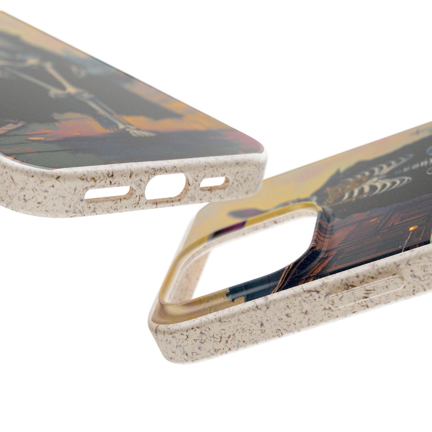 Skeleton Bunny Phone Case - Biodegradable Eco-Friendly Halloween Cover