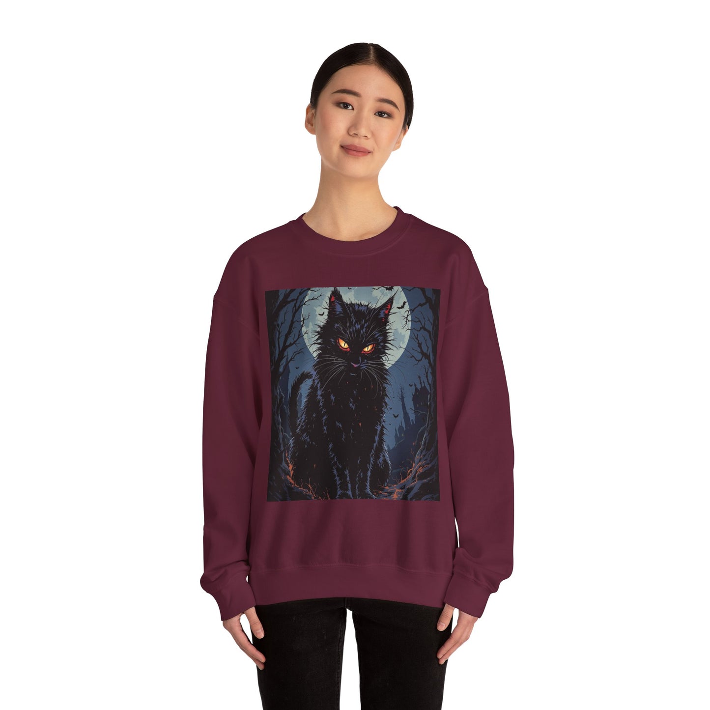 Halloween Mystic Cat Sweatshirt