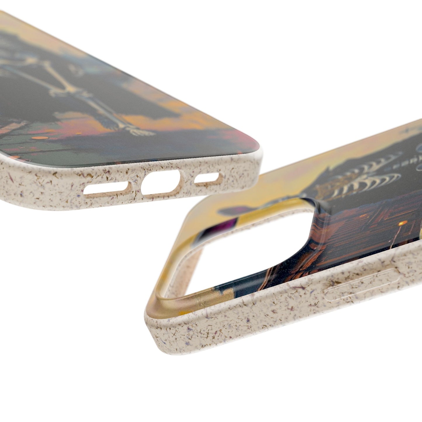 Skeleton Bunny Phone Case - Biodegradable Eco-Friendly Halloween Cover