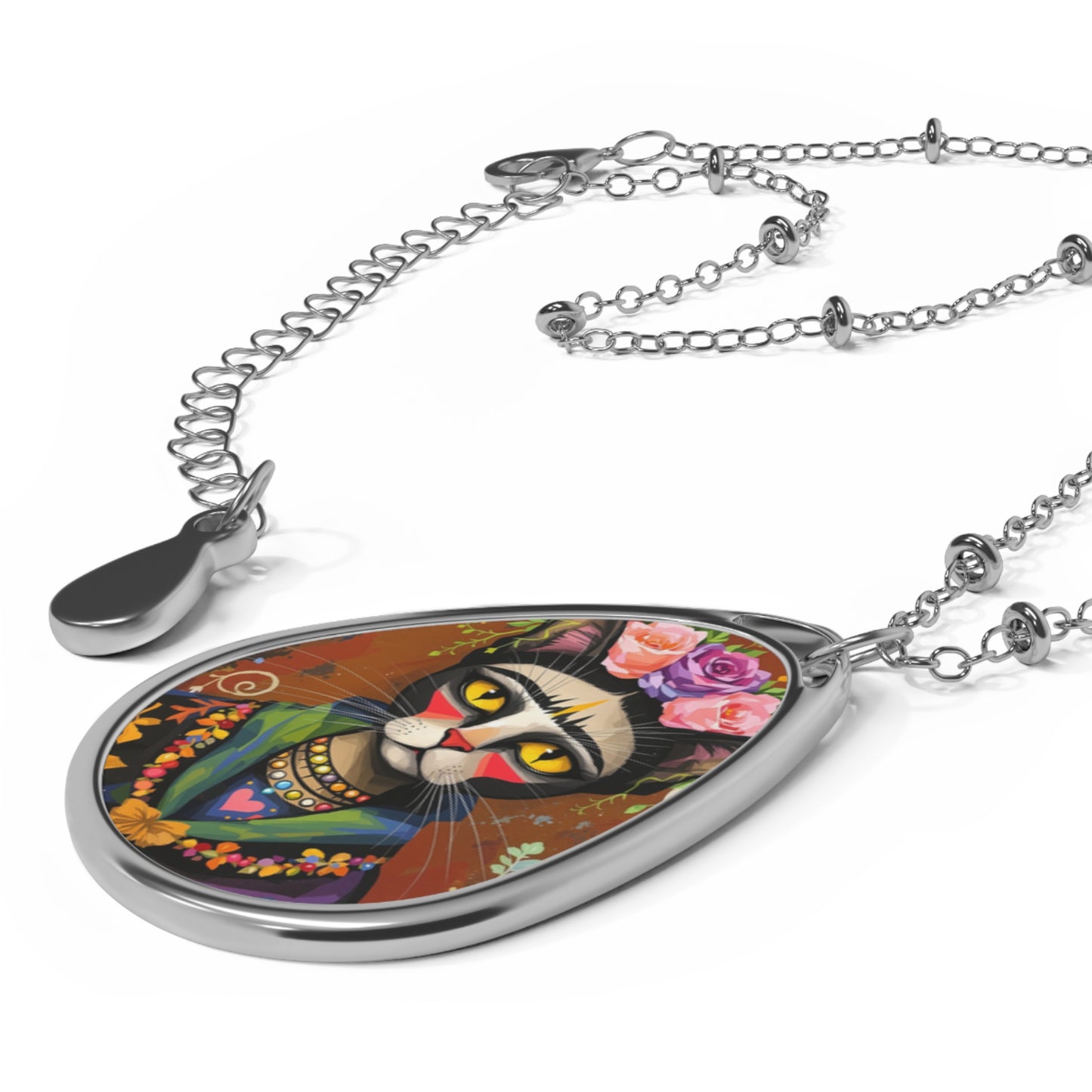 Necklace Frida Kahlo Cat