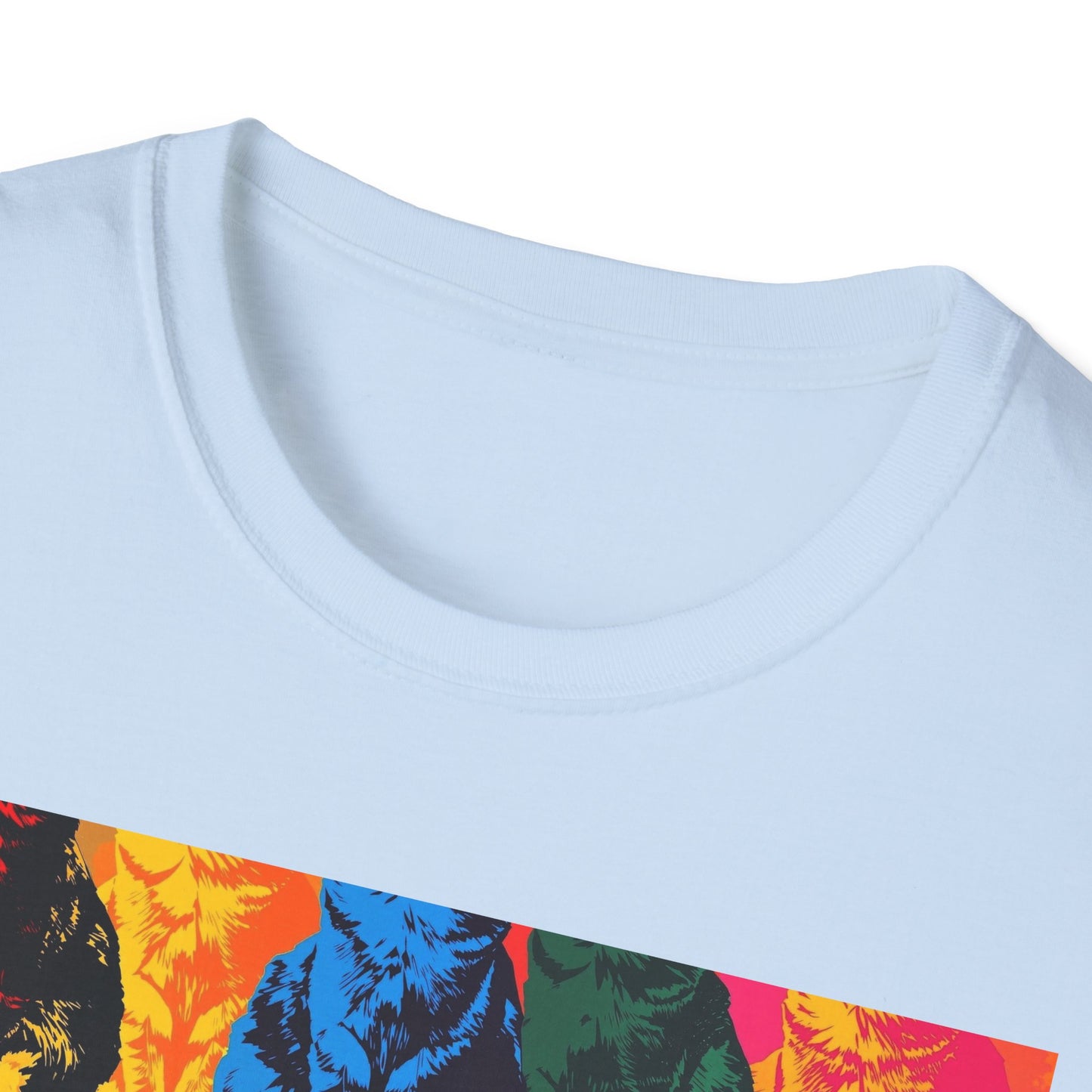 Cat Lover T-Shirt with Andy Warhol Design