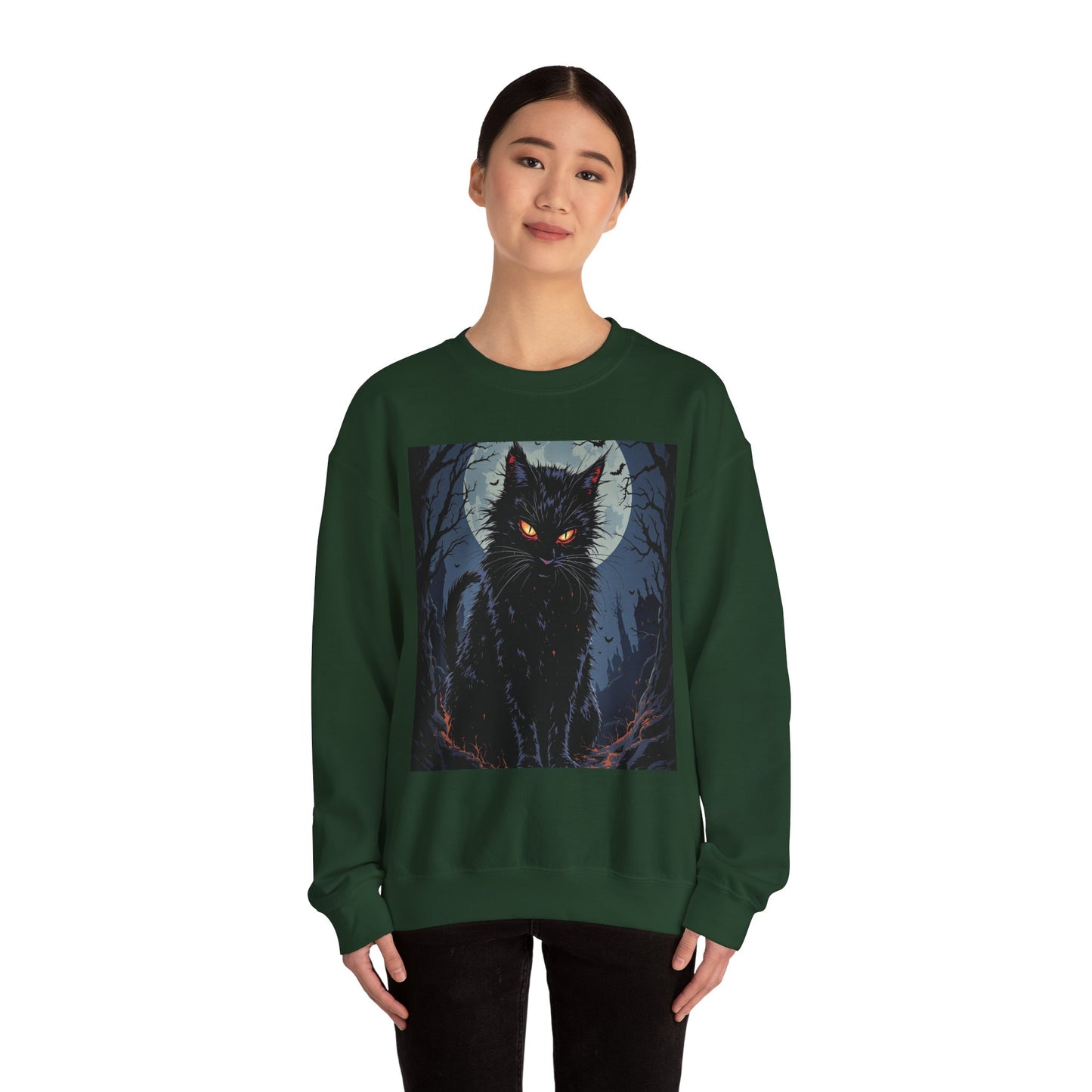 Halloween Mystic Cat Sweatshirt