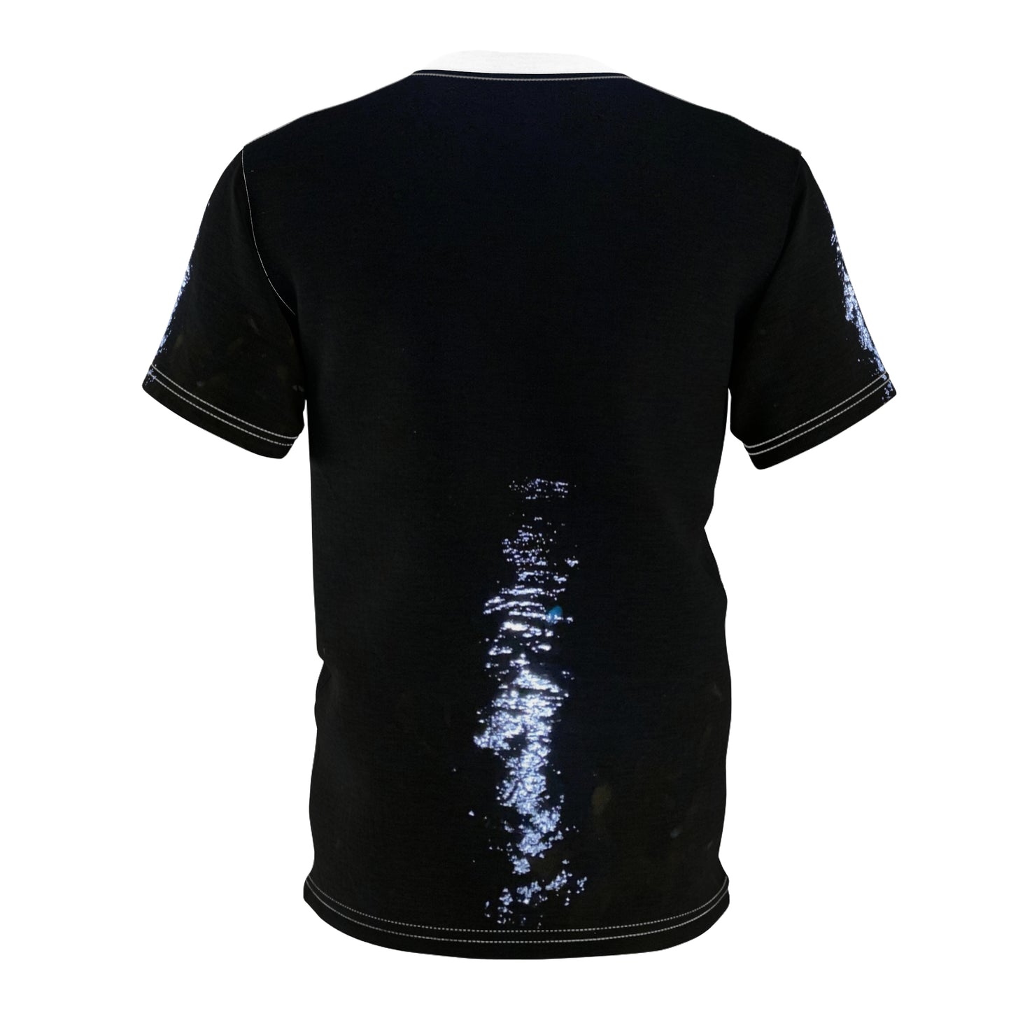 T-Shirt Full Moon Over Fjord Unique Photo Print