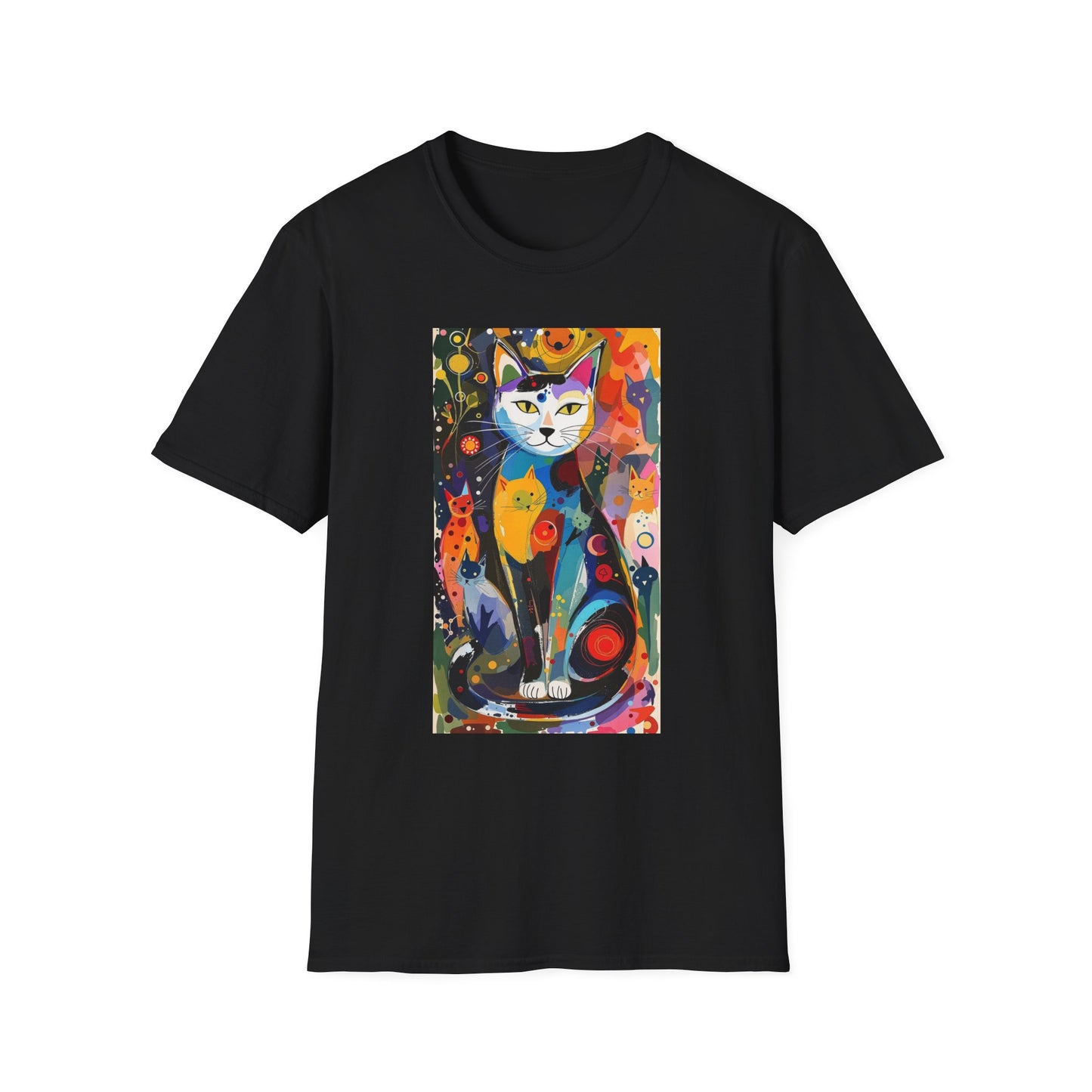 Cat Print T-Shirt for Cat-Lovers