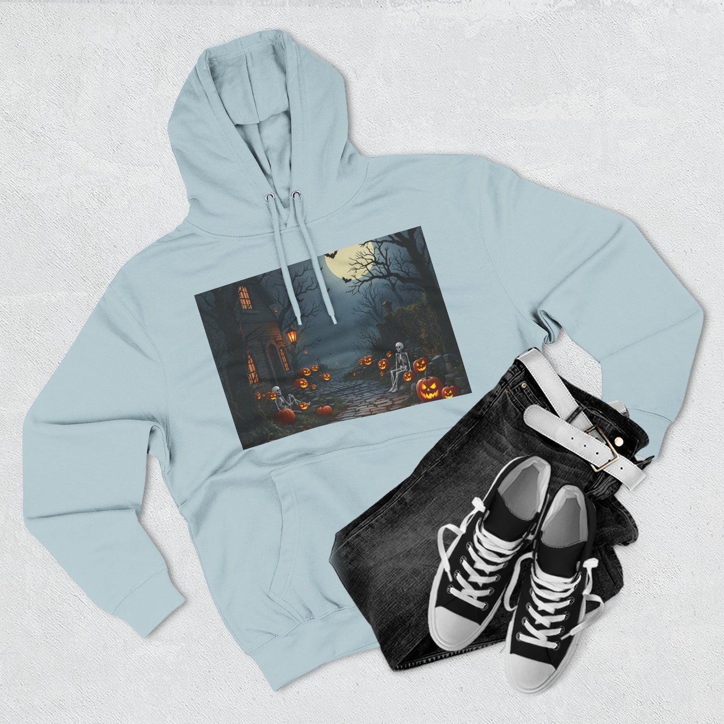 Three-Panel Hoodie - Trend Halloween Design