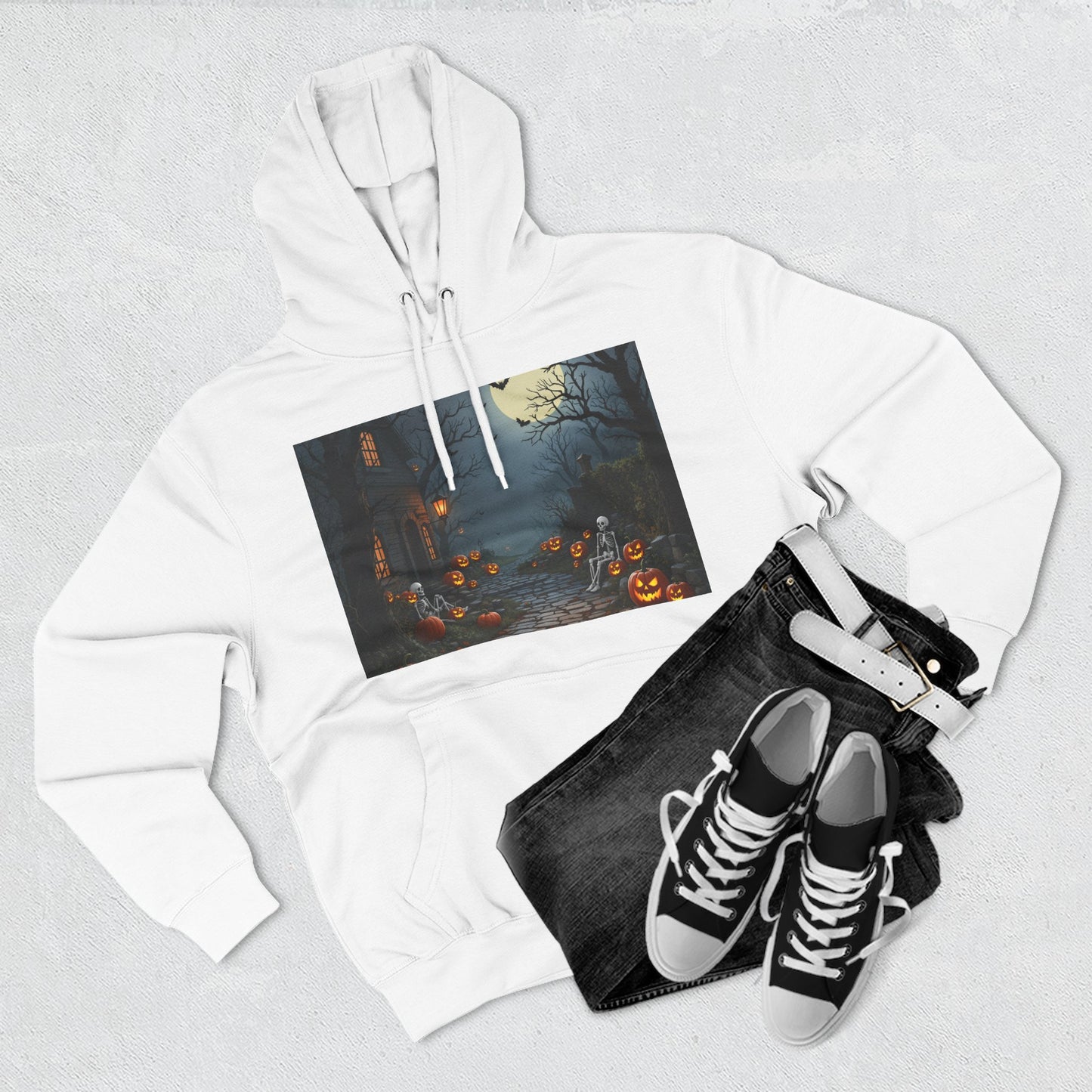 Three-Panel Hoodie - Trend Halloween Design