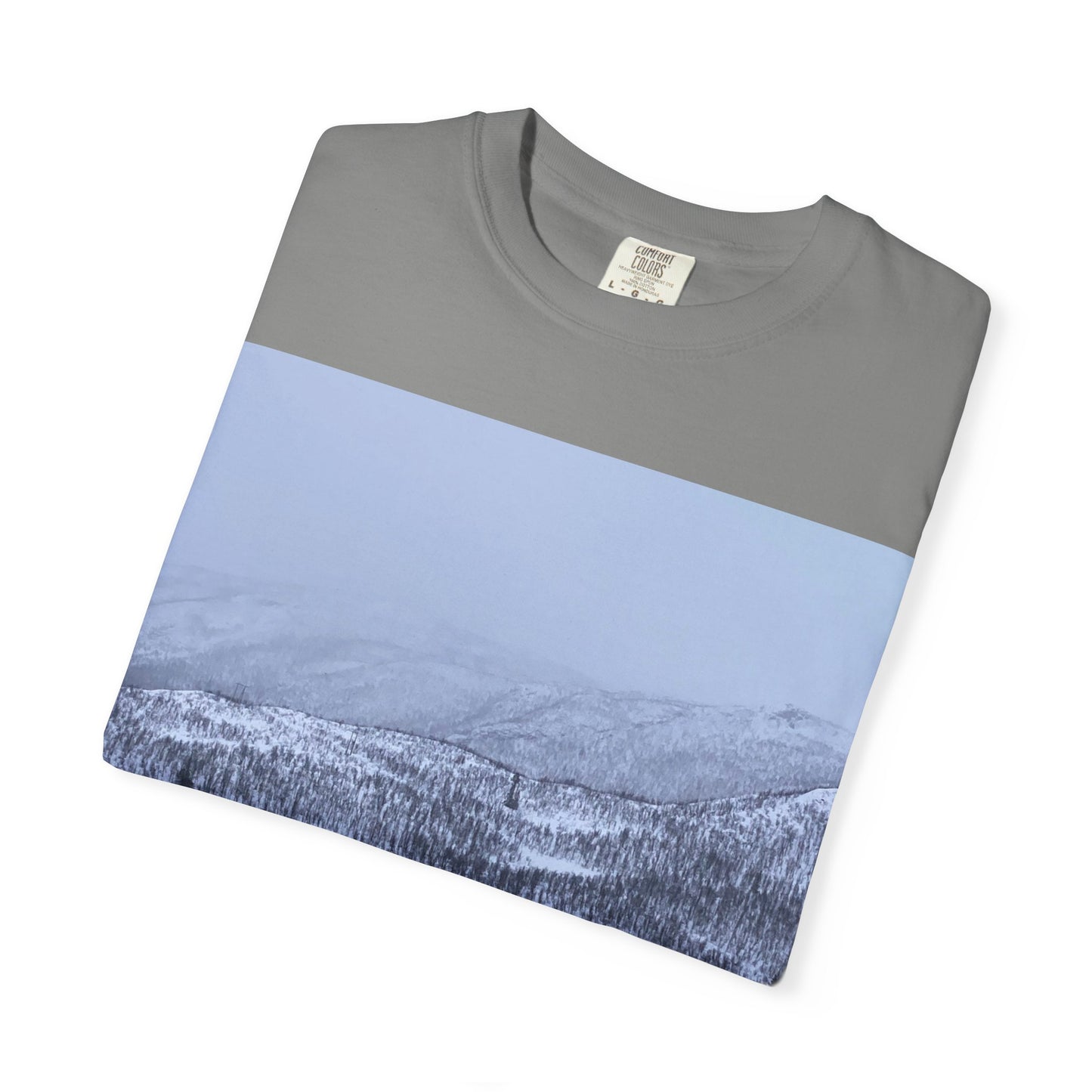 Winter Landscape Unisex T-Shirt, Cozy Tee, Gift for Nature Lovers, Outdoor Adventure Shirt, Casual Apparel