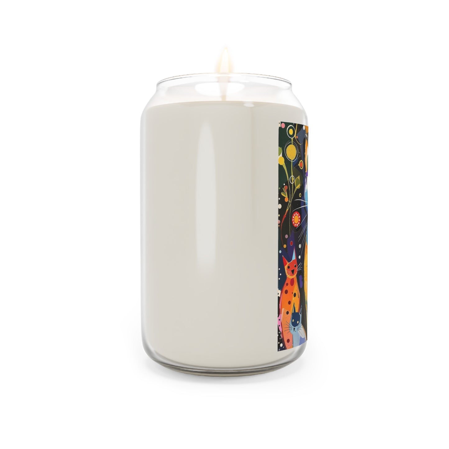 Soy Candle, Cat Print