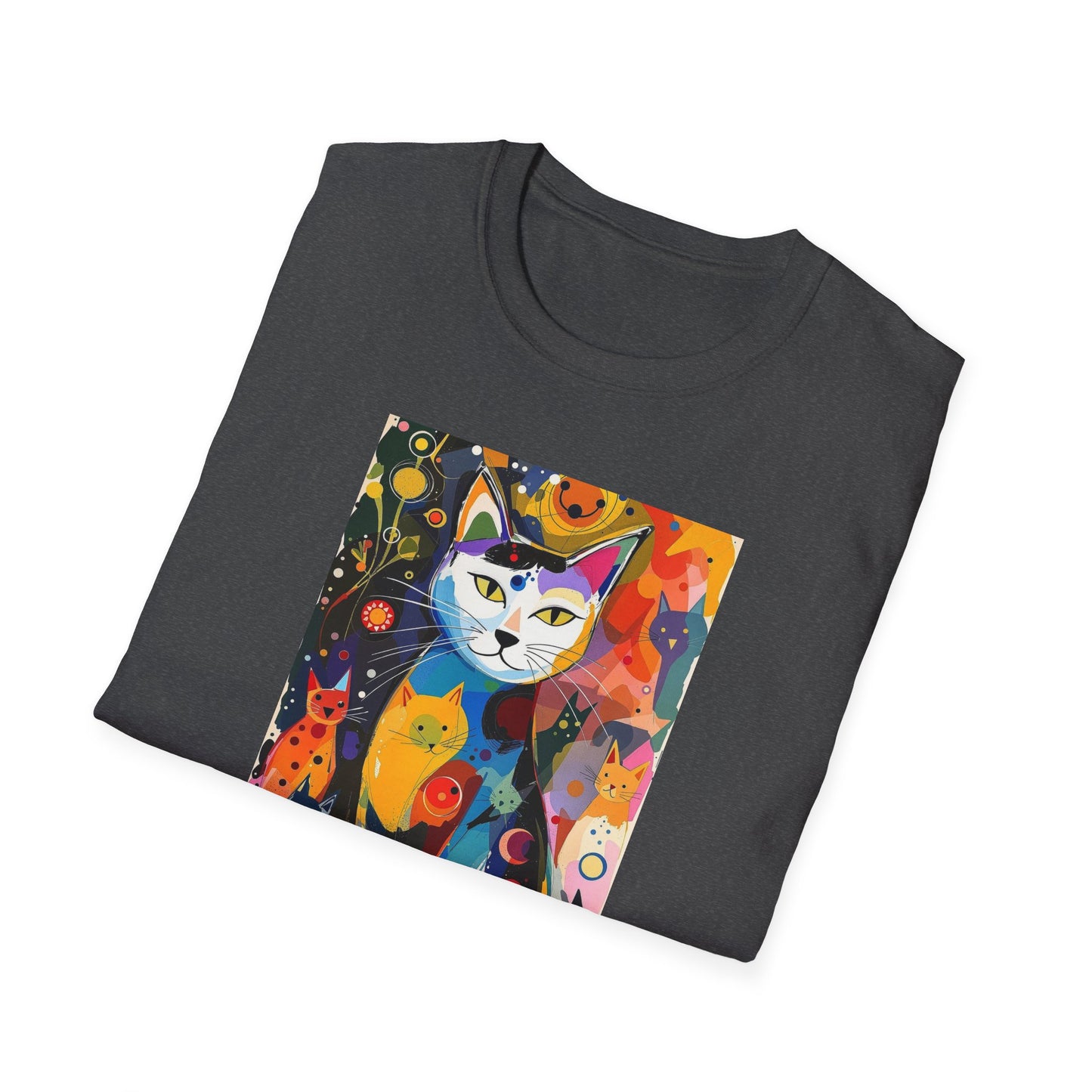Cat Print T-Shirt for Cat-Lovers