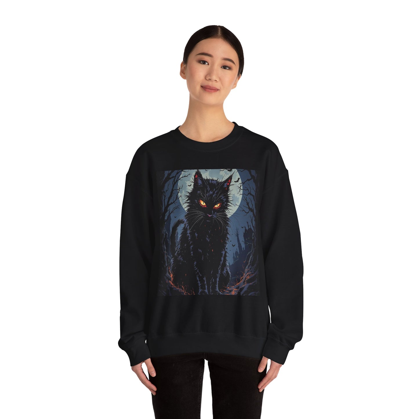 Halloween Mystic Cat Sweatshirt