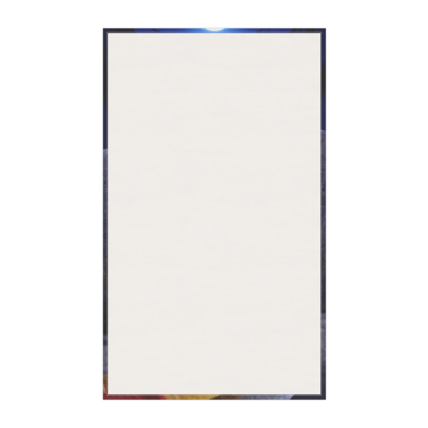 Black cat Halloween tea towel