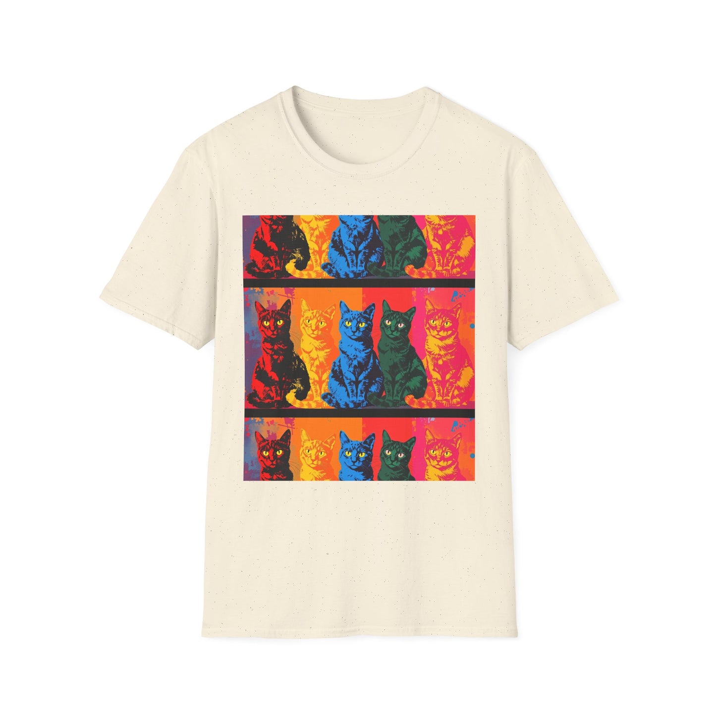 Cat Lover T-Shirt with Andy Warhol Design