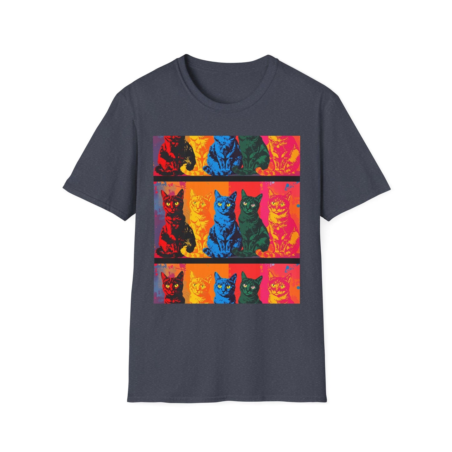 Cat Lover T-Shirt with Andy Warhol Design