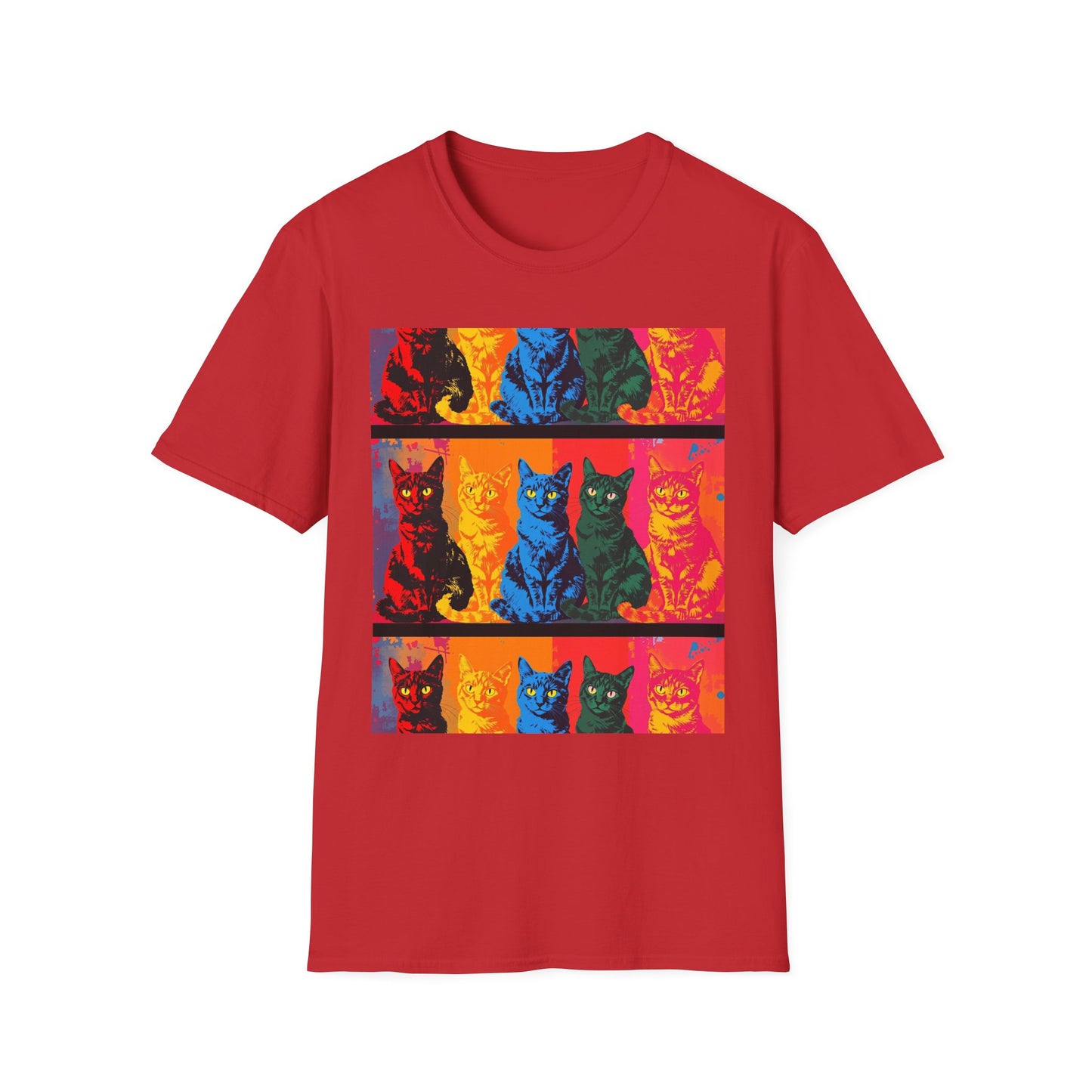 Cat Lover T-Shirt with Andy Warhol Design