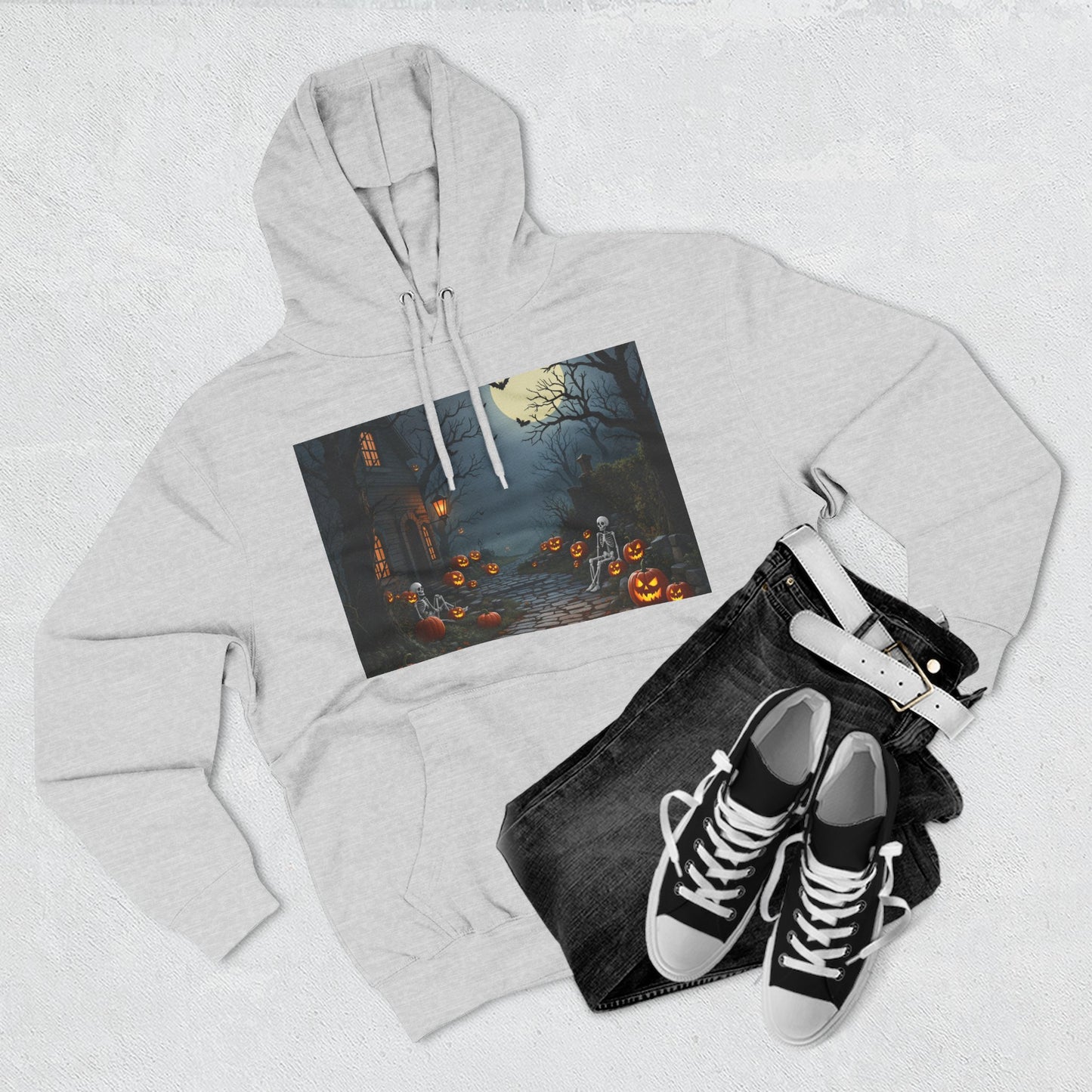 Three-Panel Hoodie - Trend Halloween Design