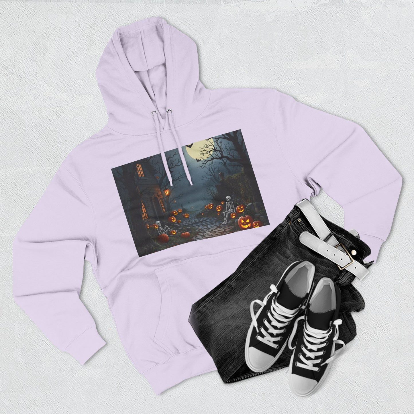 Three-Panel Hoodie - Trend Halloween Design
