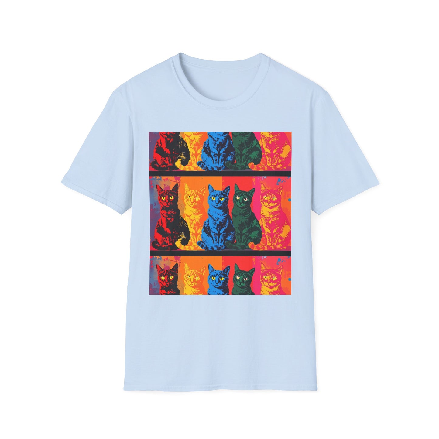 Cat Lover T-Shirt with Andy Warhol Design