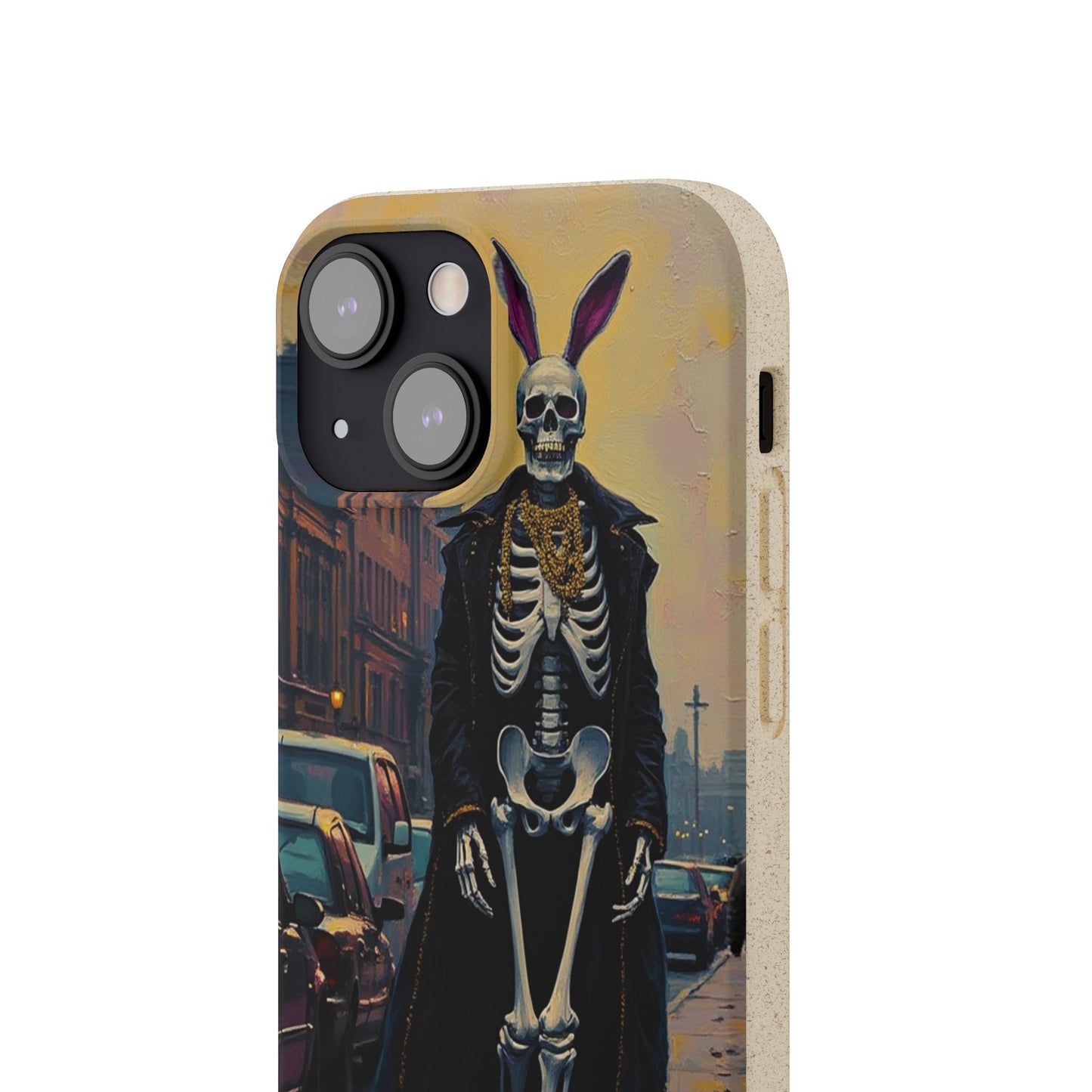 Skeleton Bunny Phone Case - Biodegradable Eco-Friendly Halloween Cover