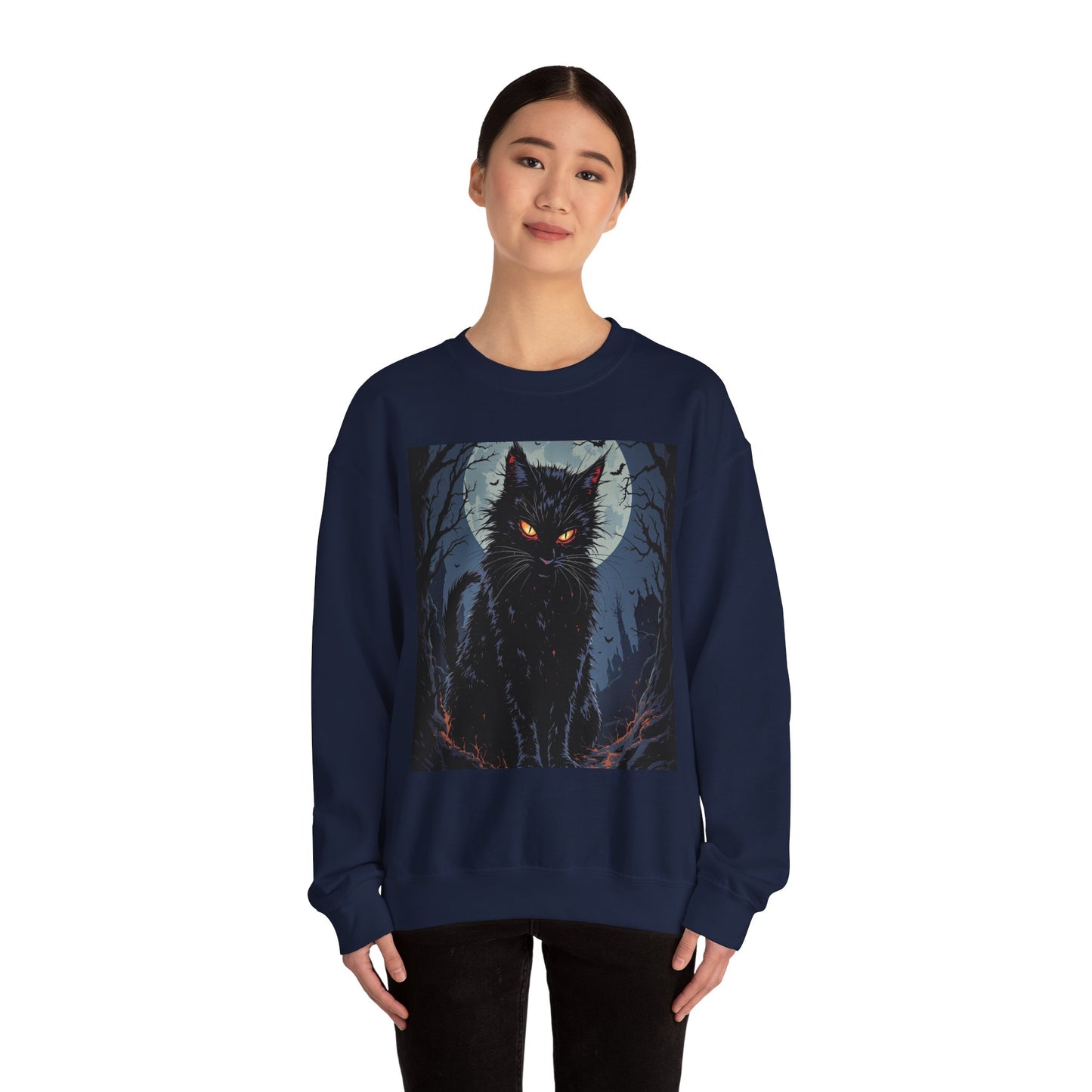 Halloween Mystic Cat Sweatshirt