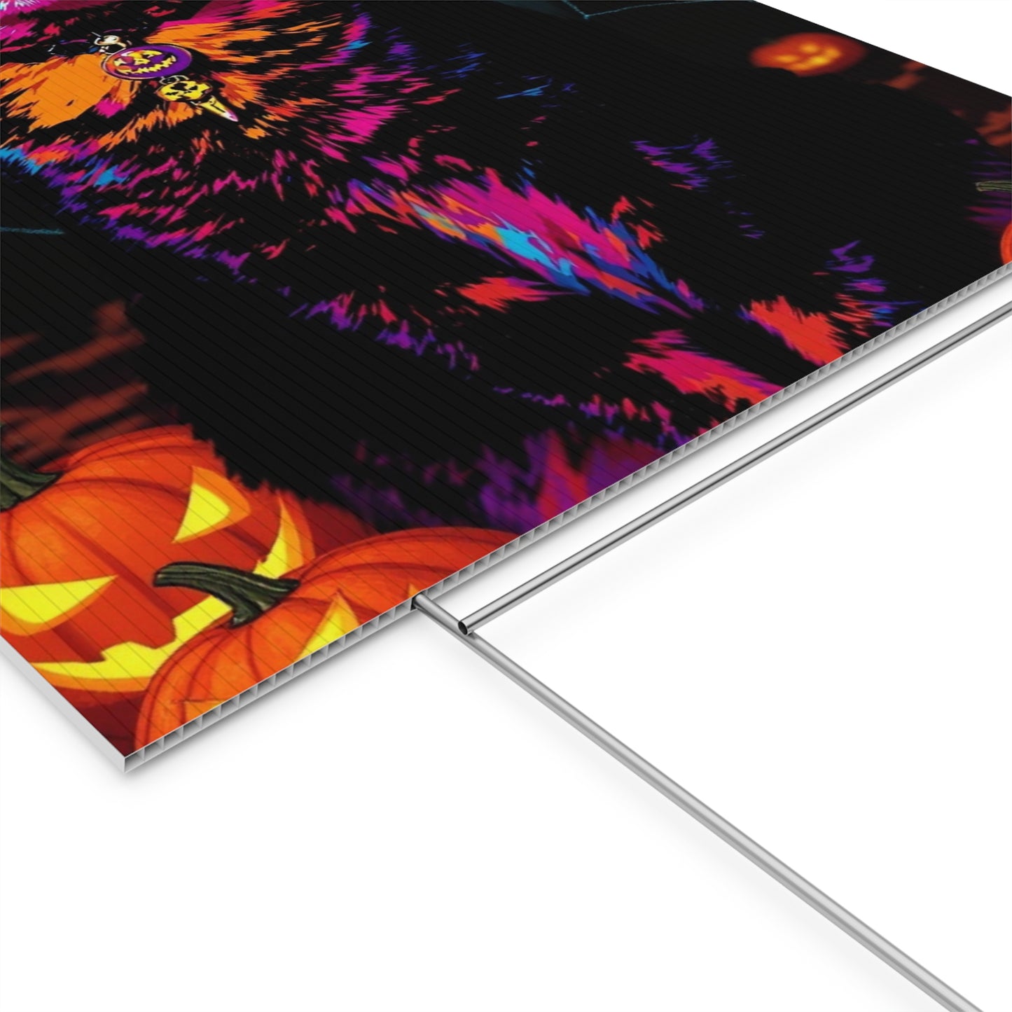 Yard Sign - Mystic Cat Garden Guardian