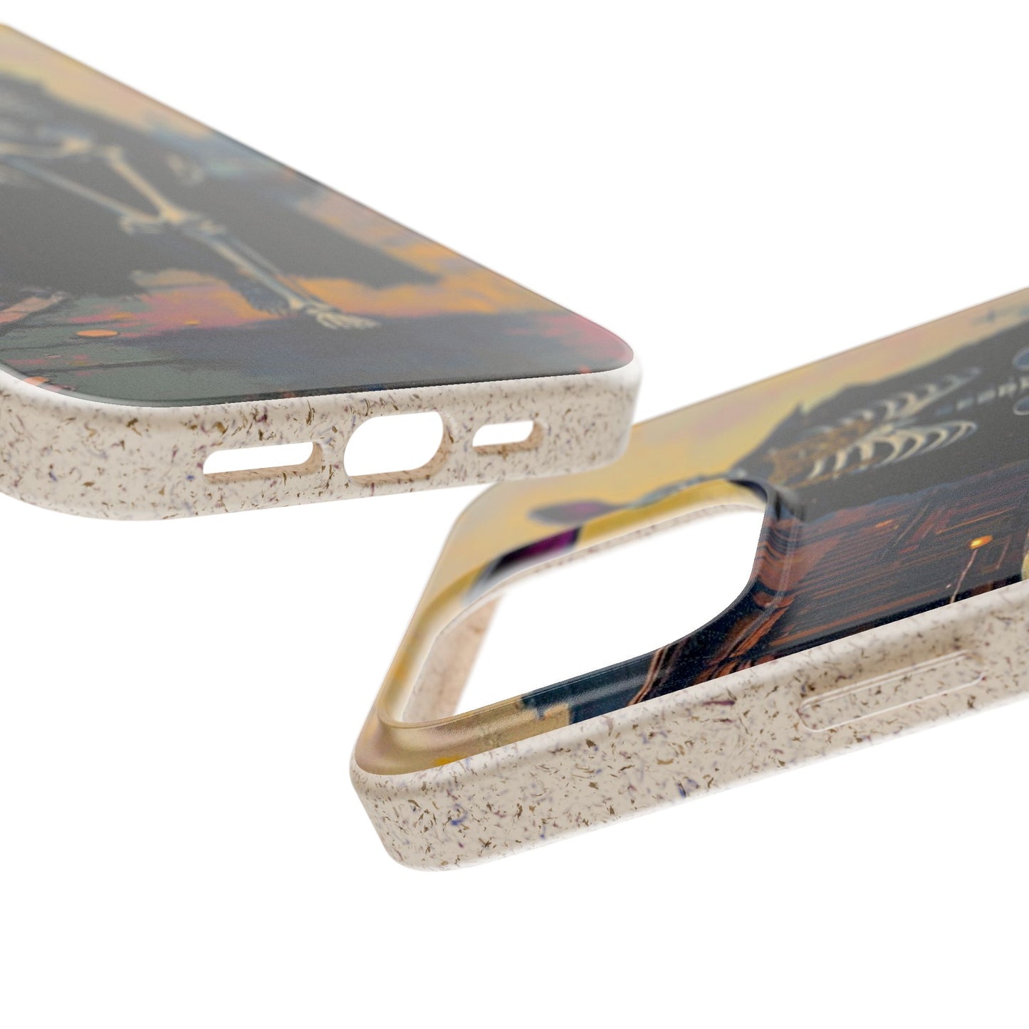 Skeleton Bunny Phone Case - Biodegradable Eco-Friendly Halloween Cover