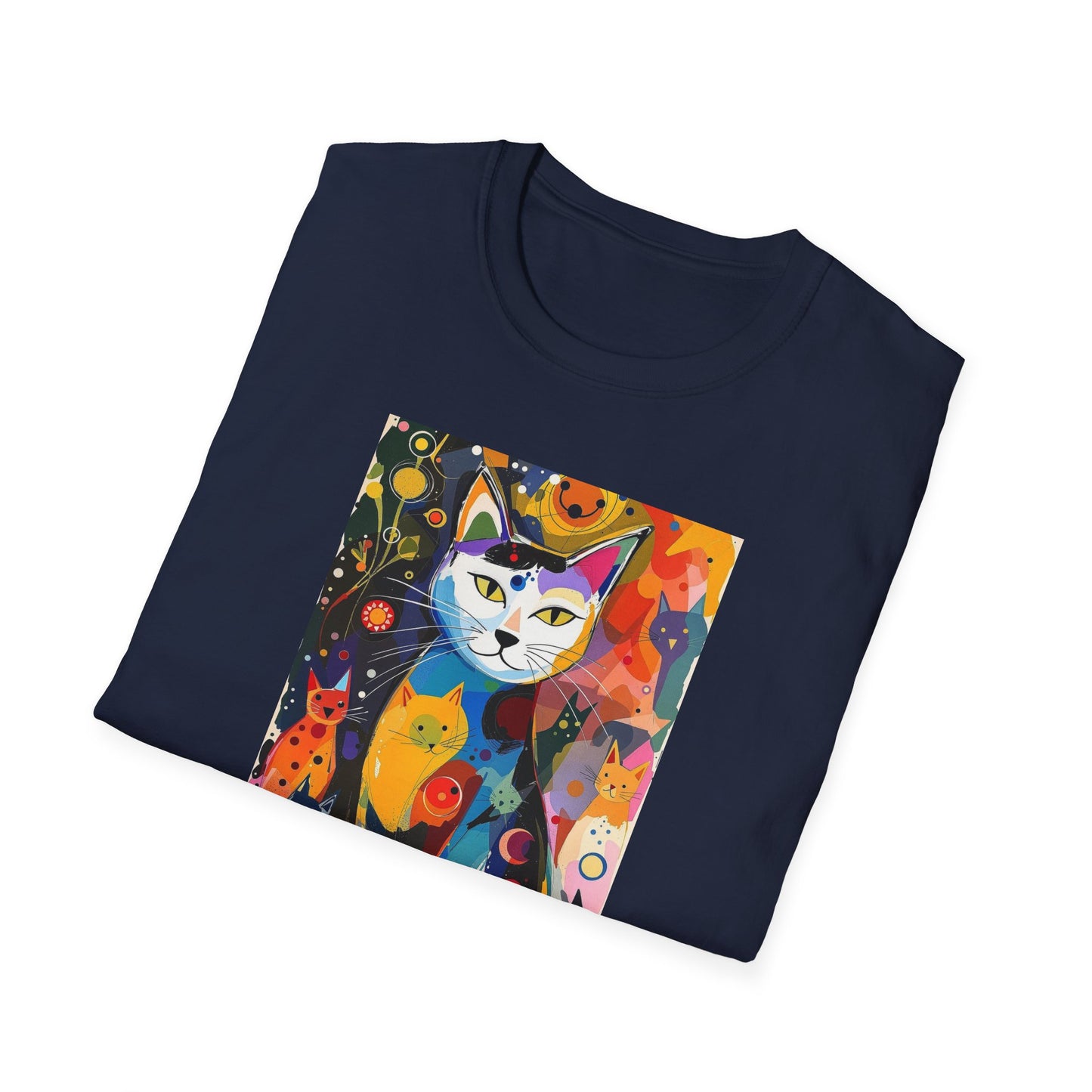 Cat Print T-Shirt for Cat-Lovers