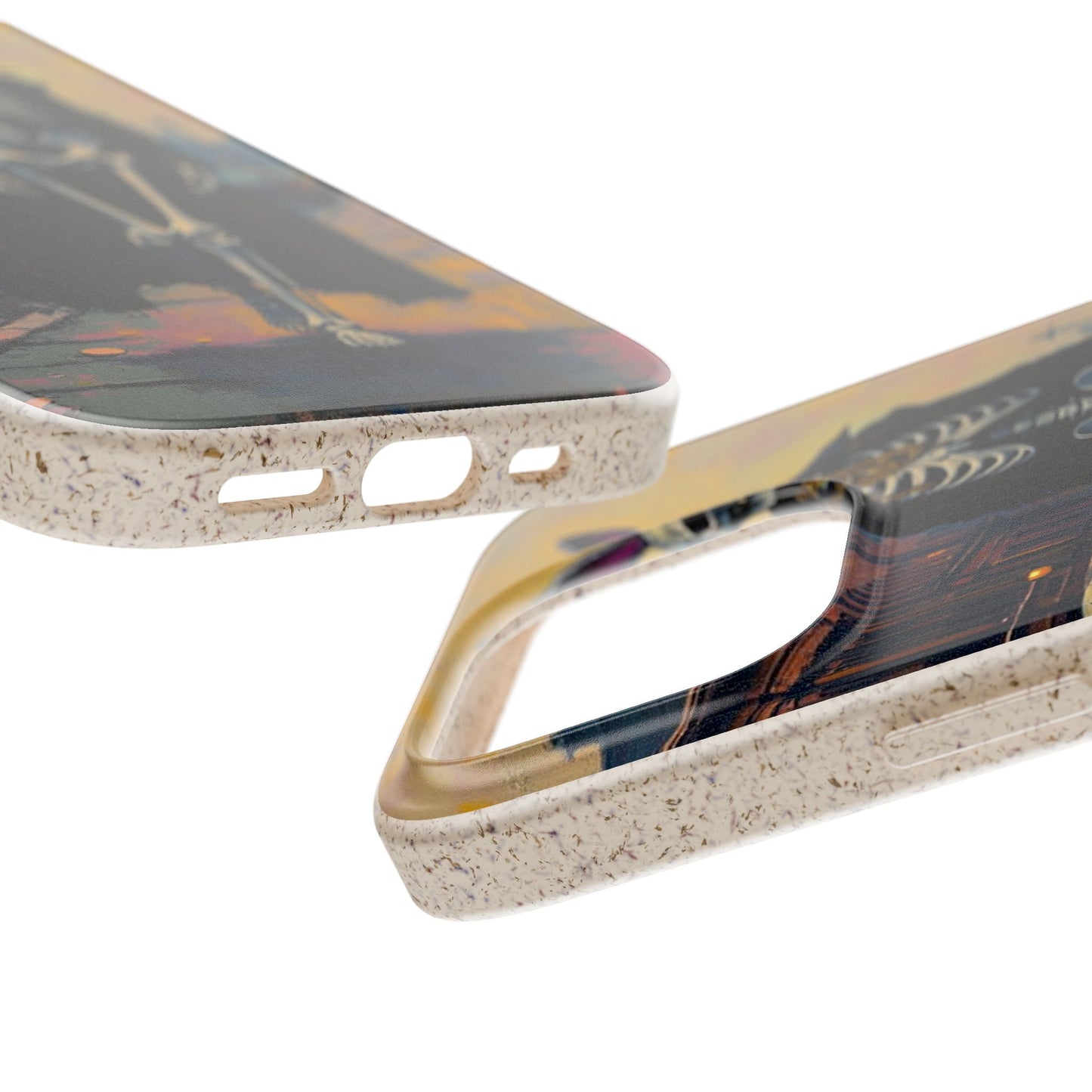 Skeleton Bunny Phone Case - Biodegradable Eco-Friendly Halloween Cover