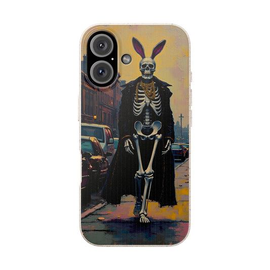 Skeleton Bunny Phone Case - Biodegradable Eco-Friendly Halloween Cover