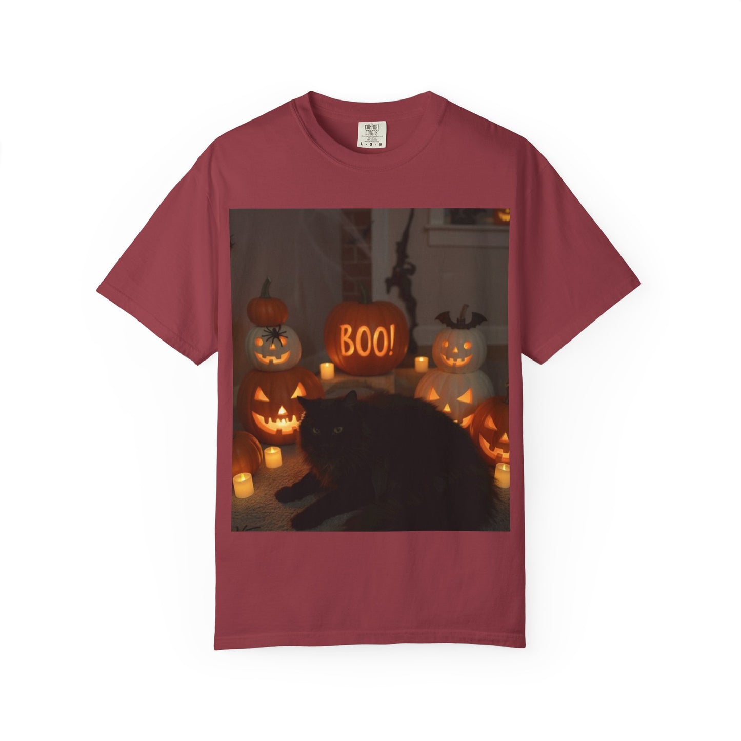 Spooky Cat T-Shirt, Halloween Shirt, Unisex Tee, Boo Graphic Tee, Fall Fashion, Pet Lover Gift