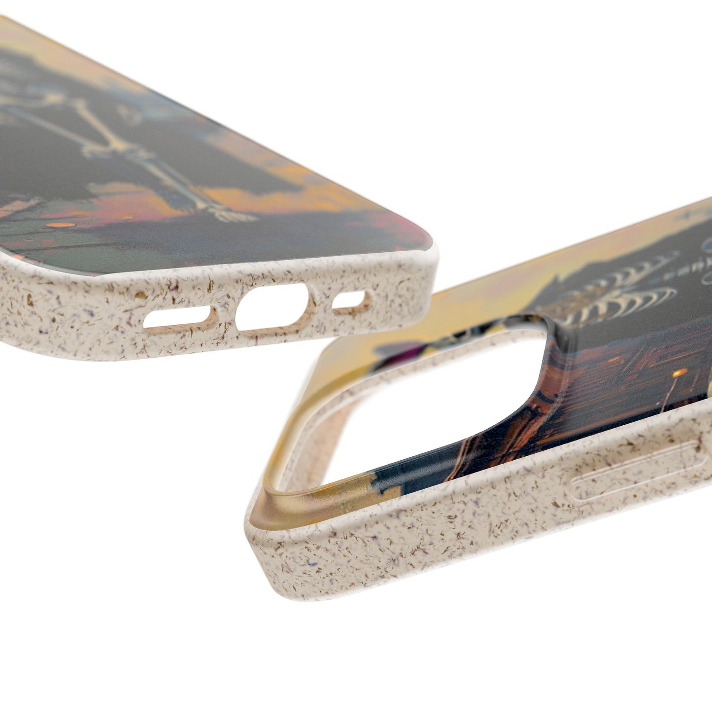 Skeleton Bunny Phone Case - Biodegradable Eco-Friendly Halloween Cover